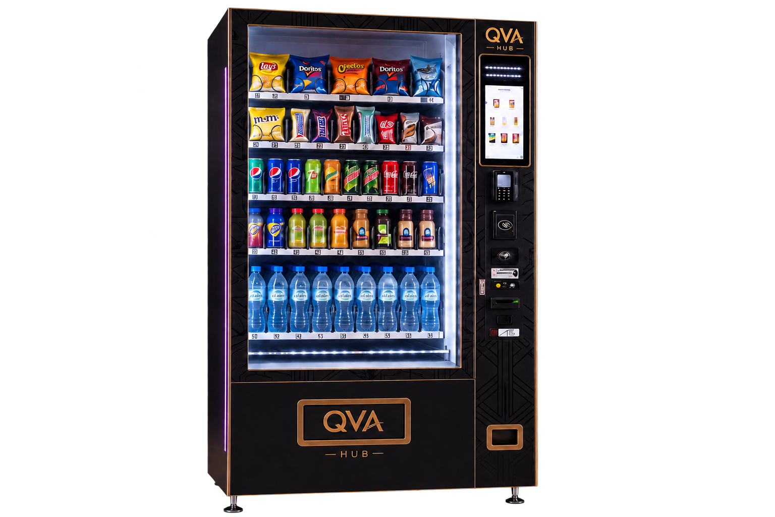 QVA HUB Smart Snacks & Beverages vending machine