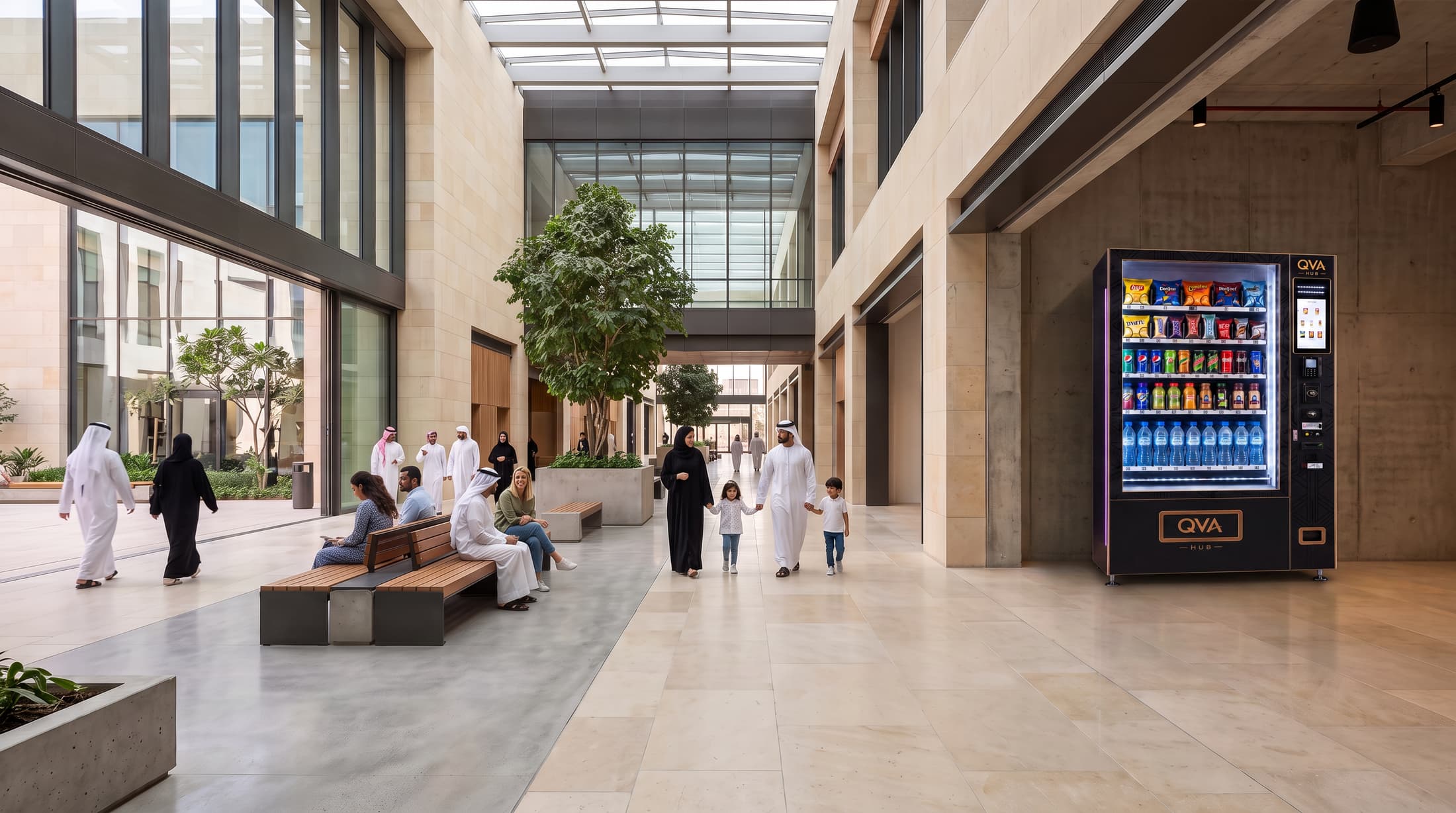 Public & High-Footfall Spaces — representative environment